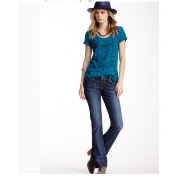 Lucky Brand Jeans Womens Size 14/32 Raw Hem Lola Boot Cut Fits 32x31 - Picture 1 of 7